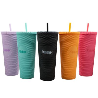 Imagen 2 del producto Vaso Tumbler Venti Bombilla Keep - NARANJA