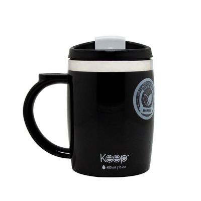 Mug Termo Colores 400ml keep -NEGRO