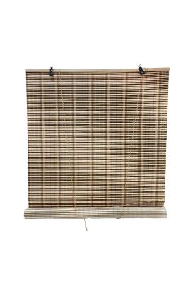 Cortina Persiana Roller Enrollable Bambú Chocolate 120x180 CM