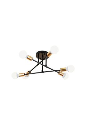 Lámpara Techo Colgante Iluminación 6 Focos E27