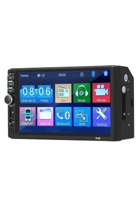 Radio Auto 2 Din Mirror Link Bt Pantalla Táctil Mp5