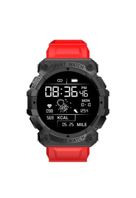 Reloj Smart Band Carga USB Deportivo Rojo