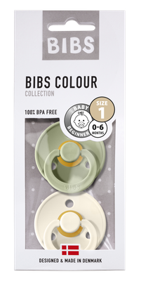 Imagen 2 del producto CHUPETE BIBS COLOUR X2 TALLA 1 SAGE/IVORY