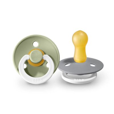Imagen 2 del producto CHUPETE BIBS COLOUR X2 TALLA 1 SAGE NIGHT/CLOUD NIGHT
