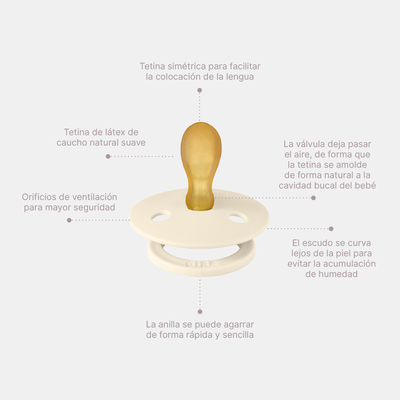 Imagen 2 del producto Chupete Bibs Colour Simétrico x2 | Talla 1 (0 - 6 meses)