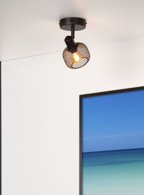 Imagen 2 del producto FOCO DIRECCIONAL MAREN NEGRO 1xE14