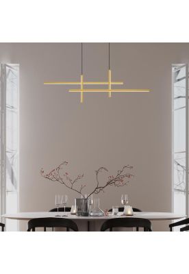 Imagen 2 del producto LÁMPARA COLGANTE ANTAMA DORADO LED 40W DIMEABLE 3200K