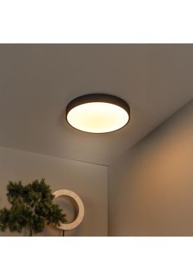 Imagen 2 del producto LAMPARA DE TECHO UNAR NEGRO Ø39,5cm 24W 2700K DIMEABLE