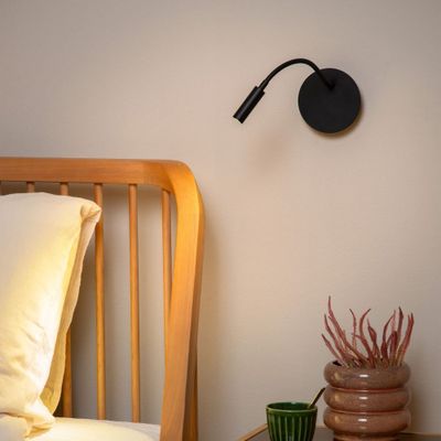 Imagen 2 del producto APLIQUE LECTURA JOLIJN NEGRO RECARGABLE LUZ CALIDA