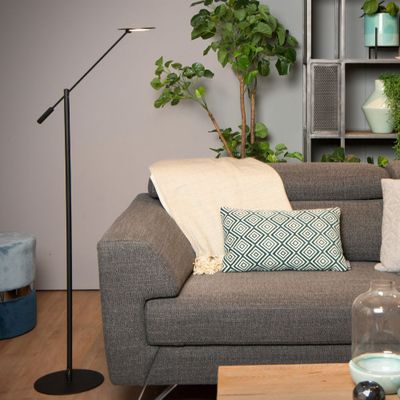 Imagen 2 del producto LAMPARA DE PIE ANSELMO NEGRO LED 3000K