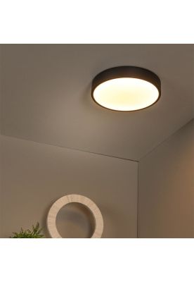 Imagen 2 del producto LAMPARA DE TECHO UNAR NEGRO Ø30cm 18W 2700K