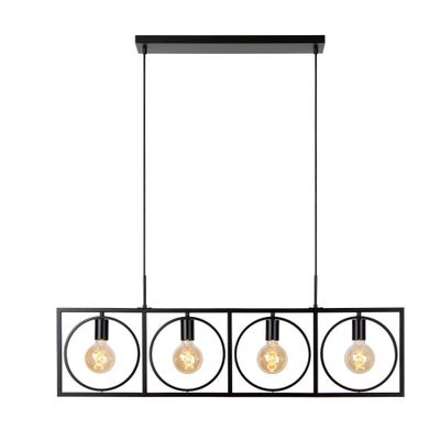 LAMPARA COLGANTE SUUS NEGRO 4xE27