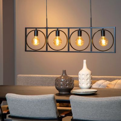 Imagen 2 del producto LAMPARA COLGANTE SUUS NEGRO 4xE27