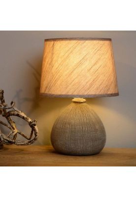 Imagen 2 del producto LAMPARA DE MESA RAMZI MARRON 1xE14