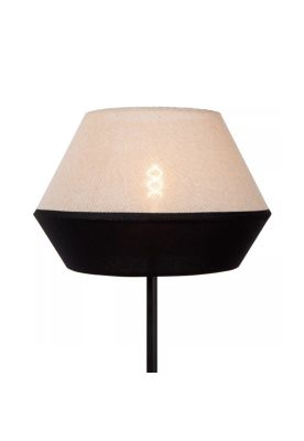 Imagen 2 del producto LAMPARA DE PIE KALA LINO TAUPE Ø40-1xE27