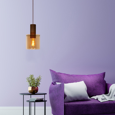 Imagen 2 del producto Lámpara Colgante Toledo Ambar 1xE27