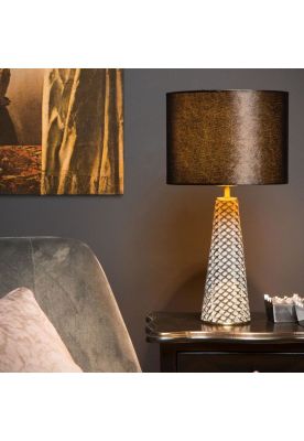 Imagen 2 del producto LAMPARA DE MESA VELVET NEGRO 1xE27