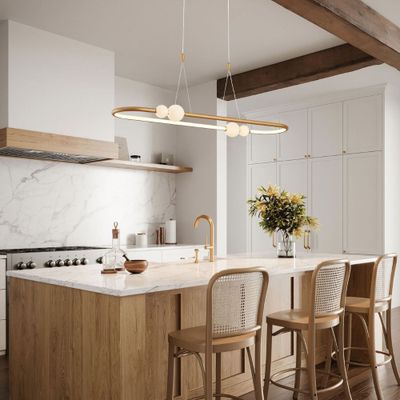 Imagen 2 del producto LAMPARA COLGANTE LED CELIA DORADO