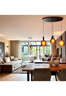 Imagen 2 del producto LAMPARA COLGANTE ELOISE NEGRO 4XE27