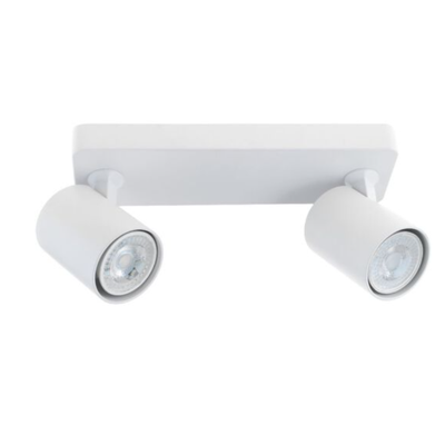 FOCO SOBREPUESTO 2XGU10 DIRIGIBLE ABIT BLANCO