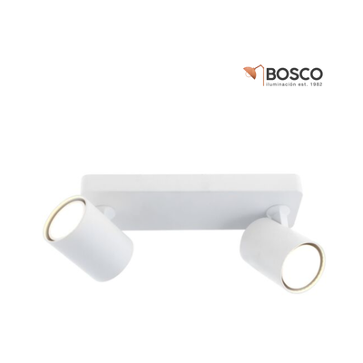 Imagen 2 del producto FOCO SOBREPUESTO 2XGU10 DIRIGIBLE ABIT BLANCO