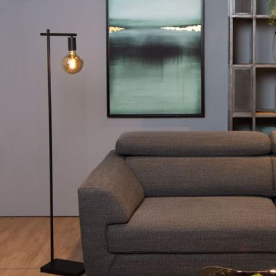 Imagen 2 del producto Lámpara de Pie Leanne Negro 1xE27