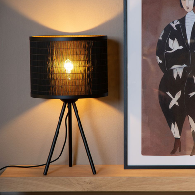 Imagen 2 del producto Lámpara de Mesa Tagalog Negro  Ø26-1xE27