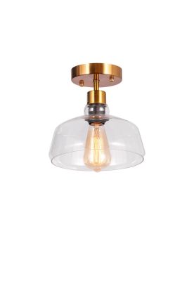 LAMPARA DE TECHO PLAFON BIELLA DORADO