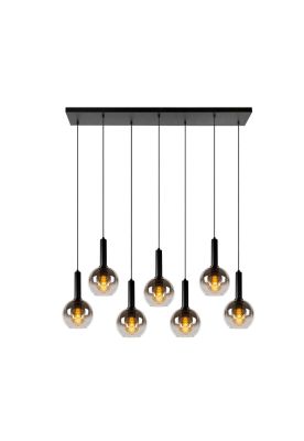 LAMPARA COLGANTE LINEAL MARIUS NEGRO 7XE27