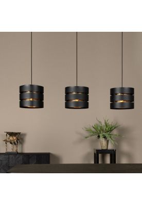 Imagen 2 del producto LAMPARA COLGANTE ROSAS NEGRO 3XE27