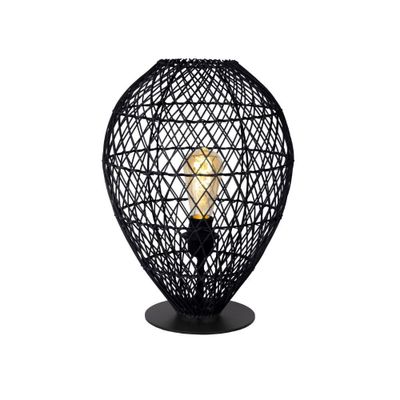 Lámpara de Mesa Kenjiro 1xE27 Negro