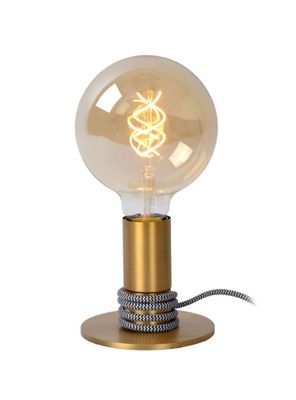 LAMPARA DE MESA MARIT DORADO 1xE27