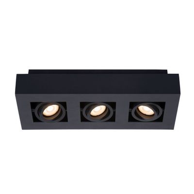 Lámpara de Techo Direccional Xirax Negro 3xGU10
