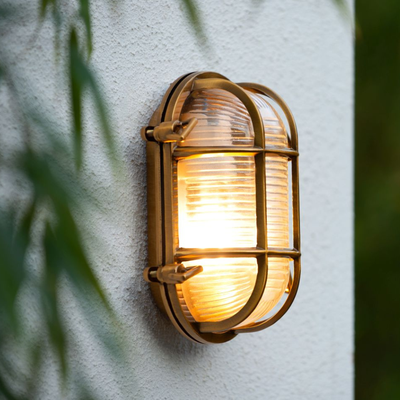 Imagen 2 del producto Aplique Dudley y Ovalado Dorado 1XE27