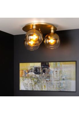 Imagen 2 del producto LAMPARA DE TECHO MARIUS DORADO 3XE27