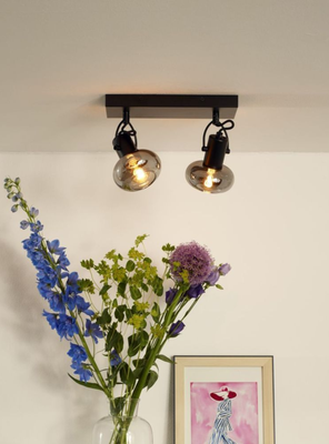 Imagen 2 del producto BARRA DIRECCIONAL MADEE NEGRO 2xE14