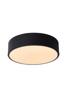 LAMPARA DE TECHO UNAR LED NEGRO Ø20CM 12W 2700K