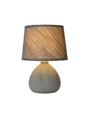 LAMPARA DE MESA RAMZI GRIS 1xE14