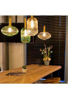 Imagen 2 del producto LAMPARA COLGANTE MALOTO AMBAR Ø30-1xE27