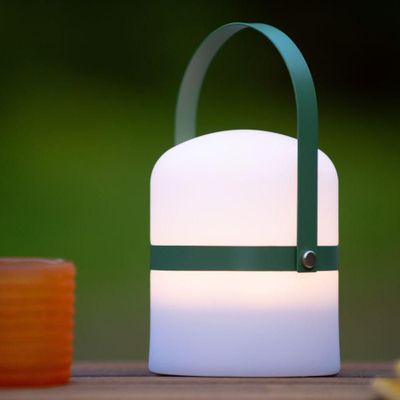 Imagen 2 del producto LAMPARA DE MESA MINI JOE LED RECARGABLE VERDE Ø10CM