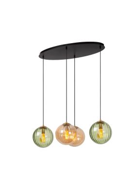 LAMPARA COLGANTE MONSARAZ VERDE 4xE27