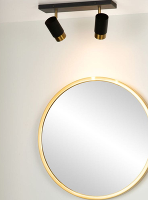 Imagen 2 del producto BARRA DIRECCIONAL FLORIS NEGRO 2xGU10