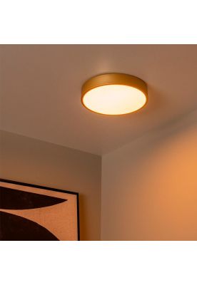 Imagen 2 del producto LAMPARA DE TECHO UNAR LED DORADO Ø30CM 18W 2700K