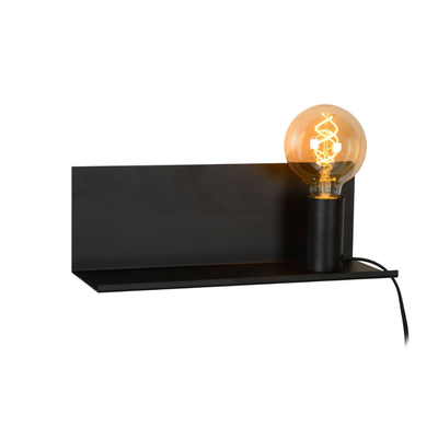 Aplique Sebo Negro 1XE27