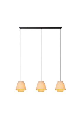 LAMPARA COLGANTE TRIBUTE BEIGE 3xE27