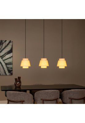 Imagen 2 del producto LAMPARA COLGANTE TRIBUTE BEIGE 3xE27