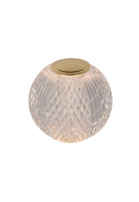 LAMPARA DE MESA RECARGABLE CINTRA DORADO DIMEABLE