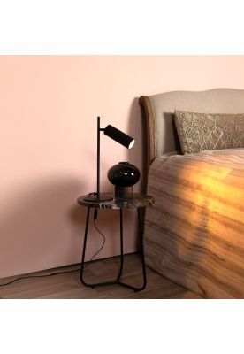 Imagen 2 del producto LAMPARA DE MESA CLUBS NEGRO 1XGU10