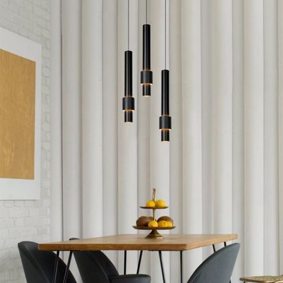 Imagen 2 del producto LAMPARA COLGANTE DESNIVEL MARGARY NEGRO 3 LUCES LED 2700K