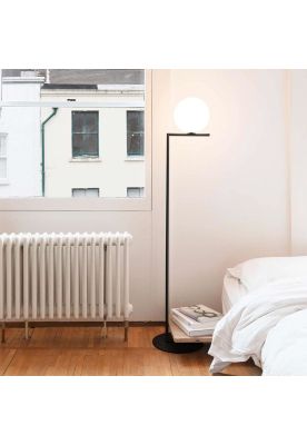 Imagen 2 del producto LAMPARA DE PIE BERGEN OPAL NEGRO